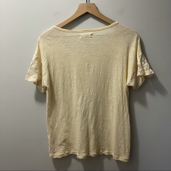 Madewell Ivory Meadow Lace Short Sleeve Shirt - Picture 3 of 10